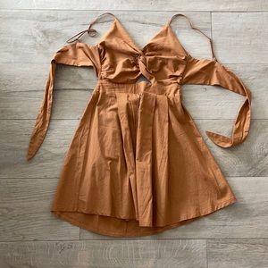 Tan summer dress